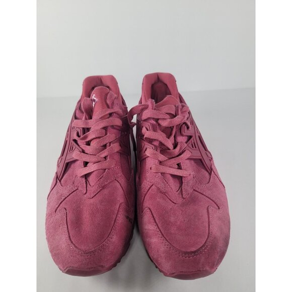 ASICS Women's Size 9 Gel-Kayano Trainer Retro Dark Pink Suede Running Shoe h669l - Picture 2 of 11